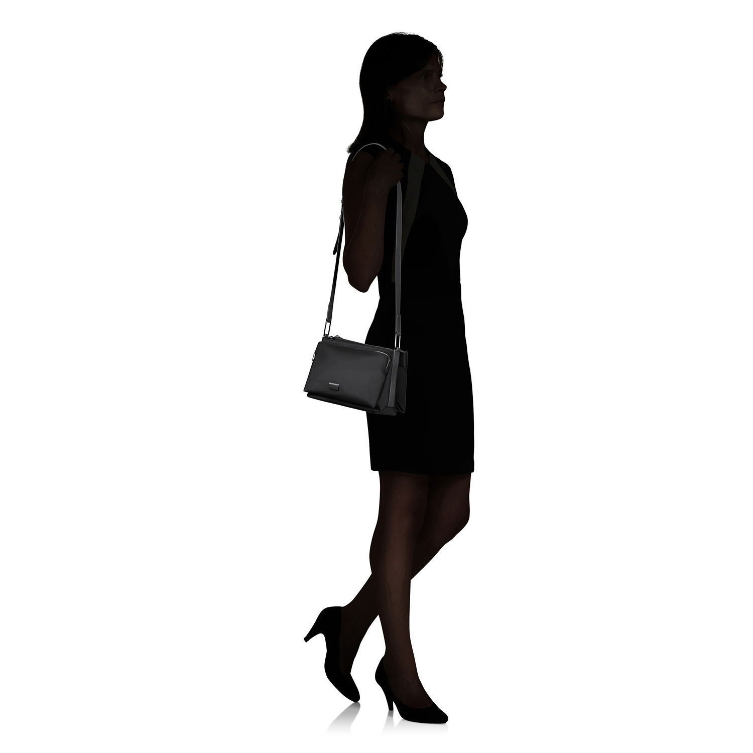 BE-HER-H. SHOULDER BAG M 3 COMP SKJ4-005-SF000*09